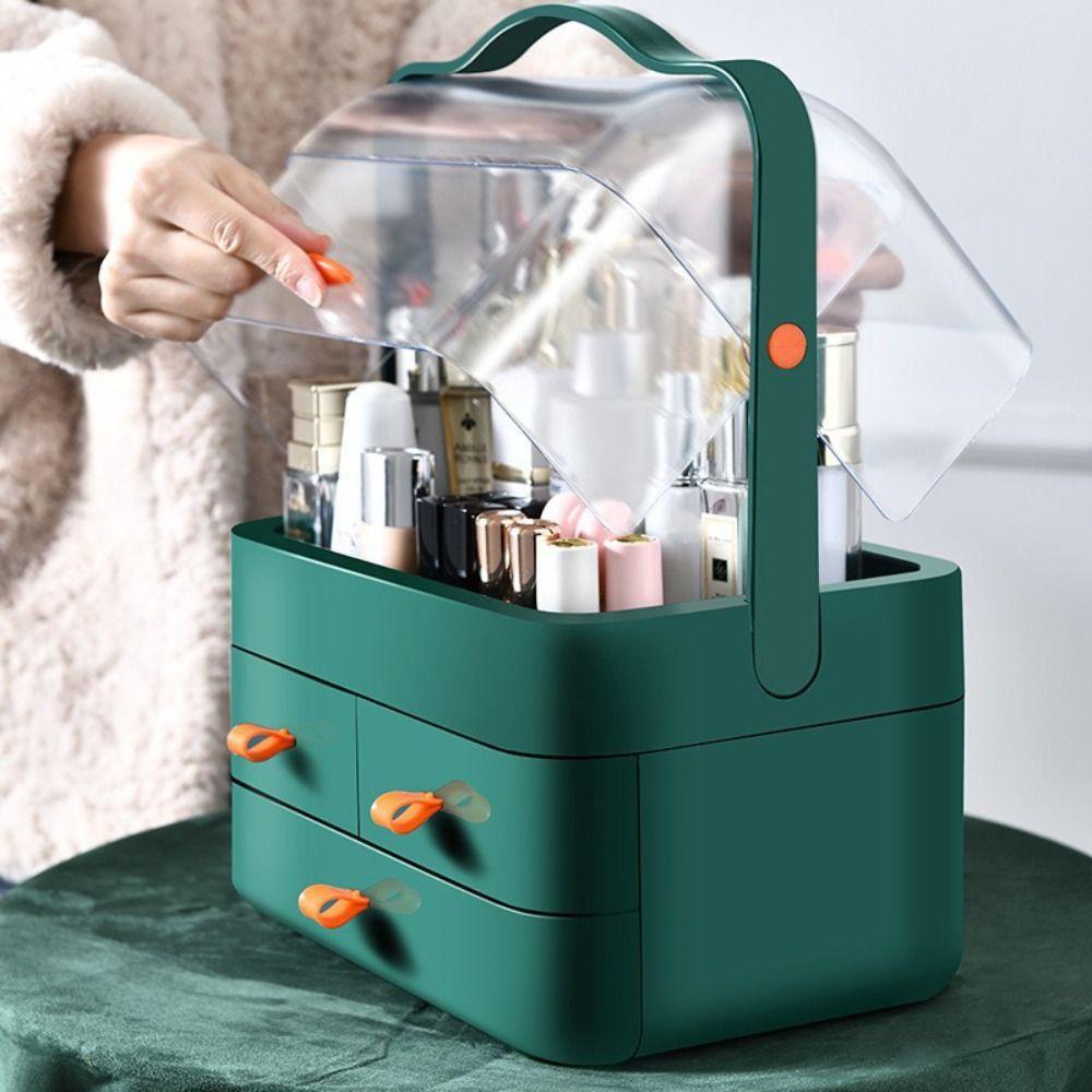 Transparent Desktop Sorting Box with Cover Makeup Box Cosmetics Storage Box Dressing Table Style 1
Transparent Desktop Sorting Box with Cover Makeup Box Cosmetics Storage Box Dressing Table Style 1