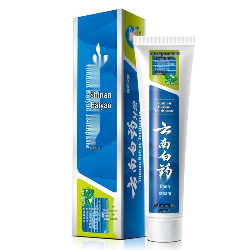 Yunnan Baiyao Peppermint Gum Care Toothpaste
Yunnan Baiyao Peppermint Gum Care Toothpaste