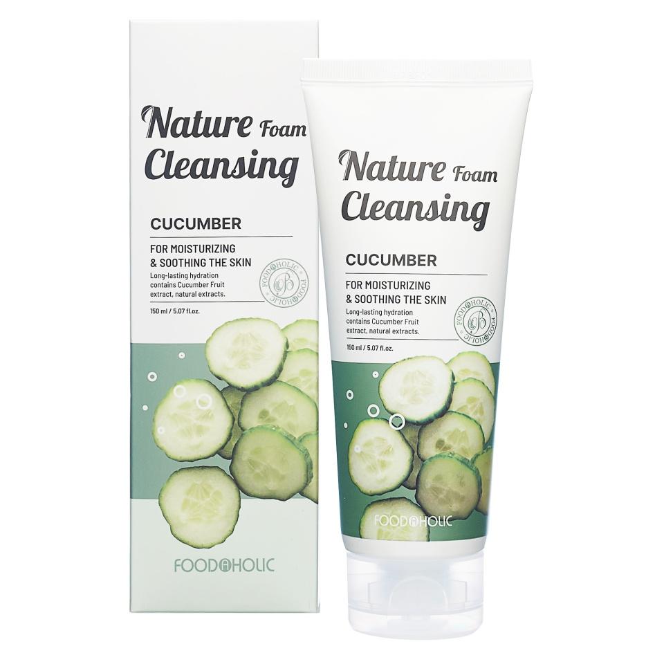 Пенка для умывания с экстрактом огурца, увлажняющая FOODAHOLIC NATURE FOAM CLEANSING #CUCUMBER, 150 мл,
Пенка для умывания с экстрактом огурца, увлажняющая FOODAHOLIC NATURE FOAM CLEANSING #CUCUMBER, 150 мл,