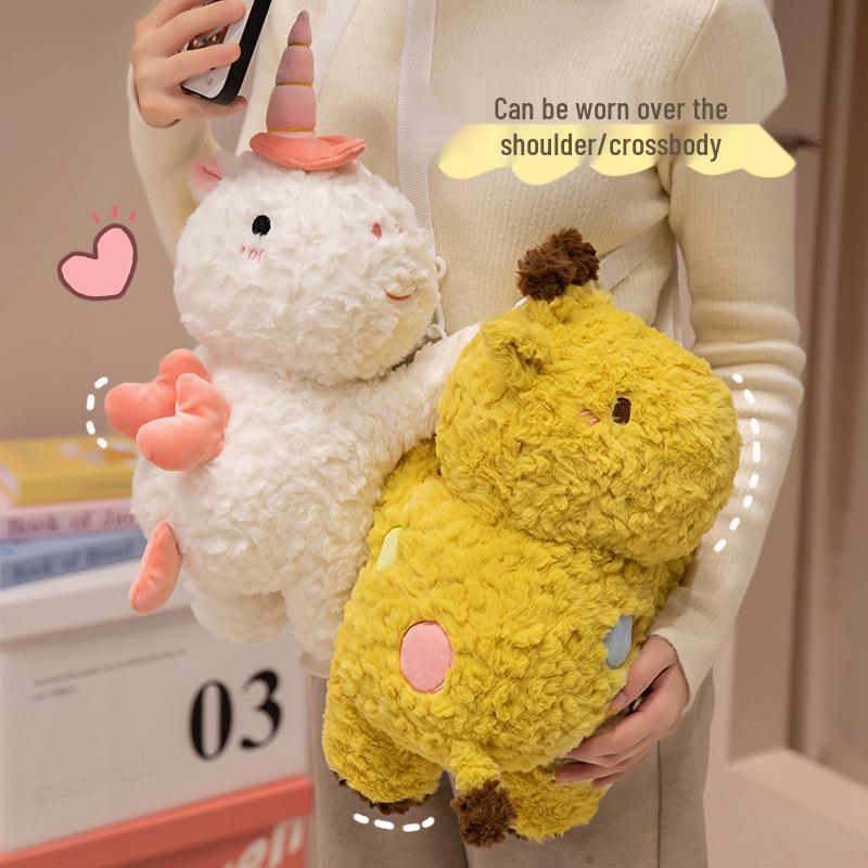 WALL-E Cartoon Unicorn Crossbody Bag & Plush Backpack - Kids Animal Doll Valentine s Gift 38cm 0.4kg
WALL-E Cartoon Unicorn Crossbody Bag & Plush Backpack - Kids Animal Doll Valentine s Gift 38cm 0.4kg