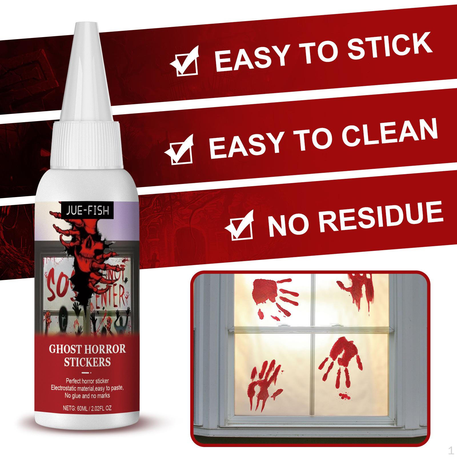 Halloween DIY Liquid Sticker, Horror Stair Decal, Paint Coating Realistic Bloody Handprint Sticker
Halloween DIY Liquid Sticker, Horror Stair Decal, Paint Coating Realistic Bloody Handprint Sticker
