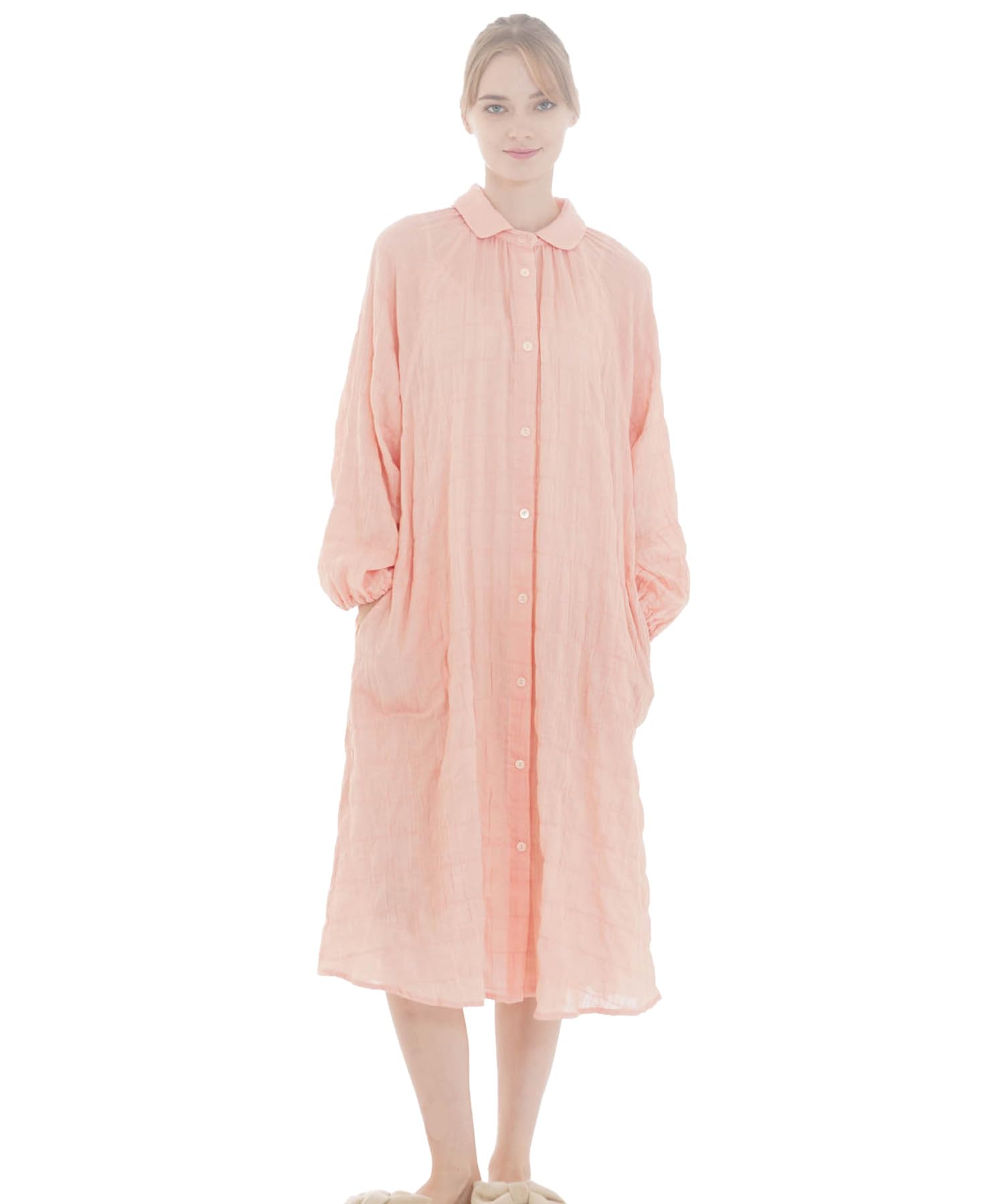 Narue Ночная рубашка из двойной марли с оборками, размеры женские, оранжевая, M-L оранжевый
Narue Ночная рубашка из двойной марли с оборками, размеры женские, оранжевая, M-L оранжевый