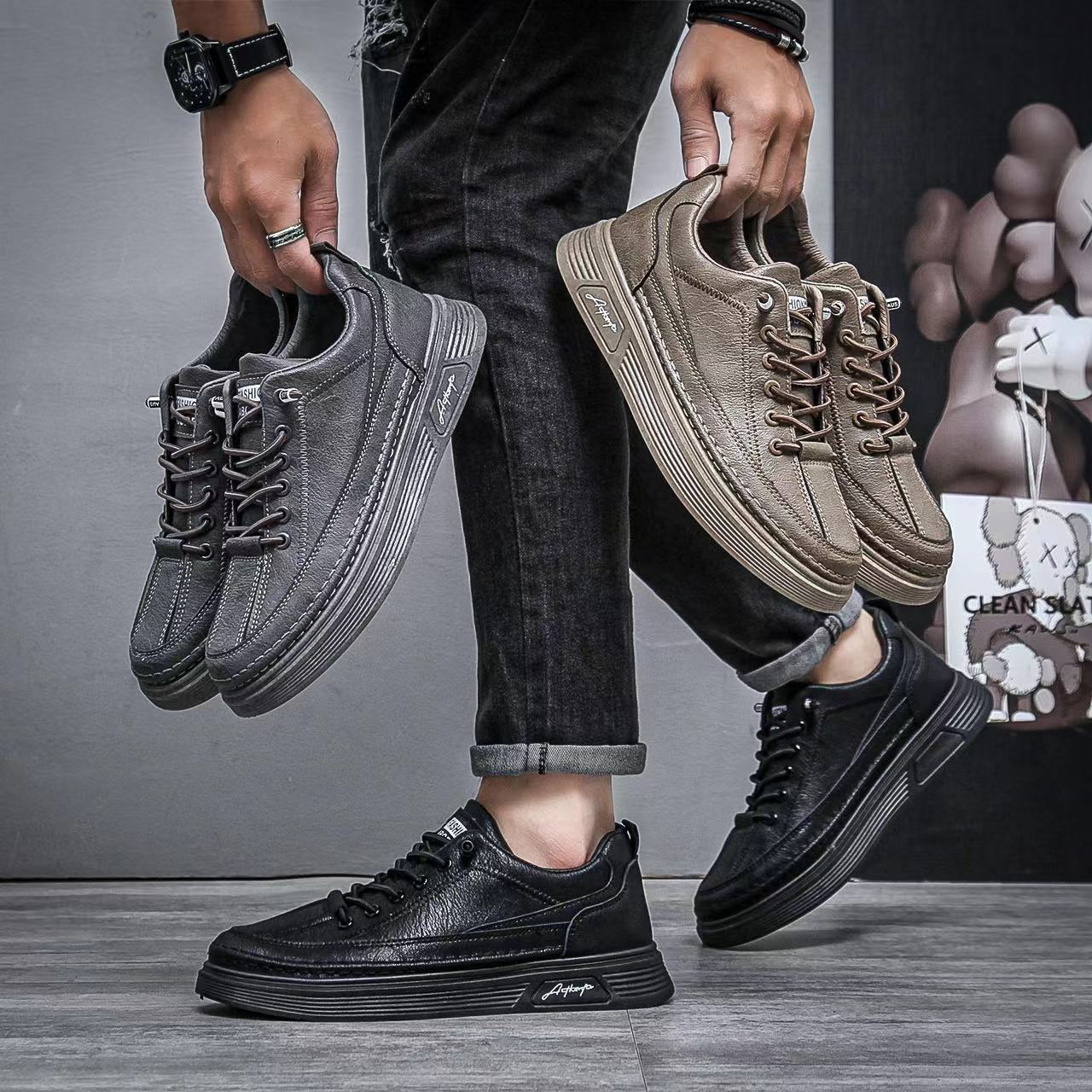 Customized men s summer new youth versatile men s soft sole breathable student trend casual board shoes men s shoes 35
Customized men s summer new youth versatile men s soft sole breathable student trend casual board shoes men s shoes 35