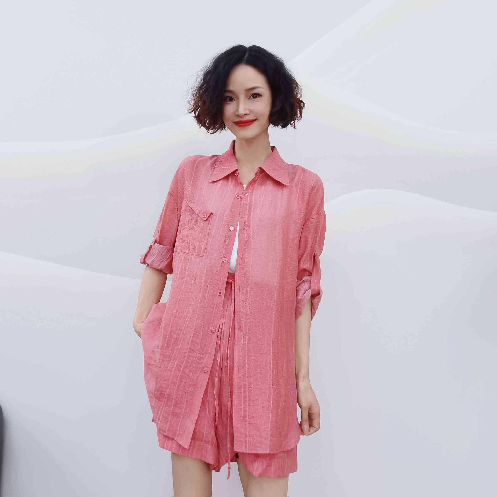 Summer 2023 Slimming Casual Shirt & Shorts Set - Lightweight & Breathable M 45-59 kg
Summer 2023 Slimming Casual Shirt & Shorts Set - Lightweight & Breathable M 45-59 kg