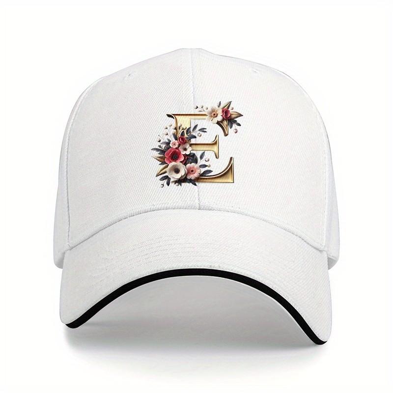 Floral Letter E Baseball Cap Unisex Polyester Casual Adjustable Sun Protection Dad Hat Adjustable белый
Floral Letter E Baseball Cap Unisex Polyester Casual Adjustable Sun Protection Dad Hat Adjustable белый