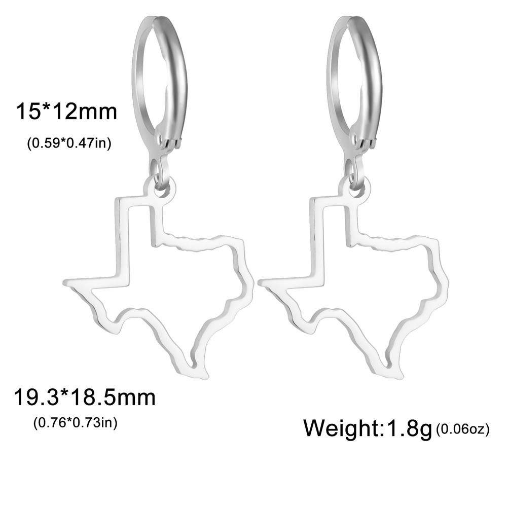 My Shape Texas State Map Earrings for Women United States Texas Map Shape Hoop Earrings Stainless Steel Jewelry Valentine s Day Stainless Steel
My Shape Texas State Map Earrings for Women United States Texas Map Shape Hoop Earrings Stainless Steel Jewelry Valentine s Day Stainless Steel