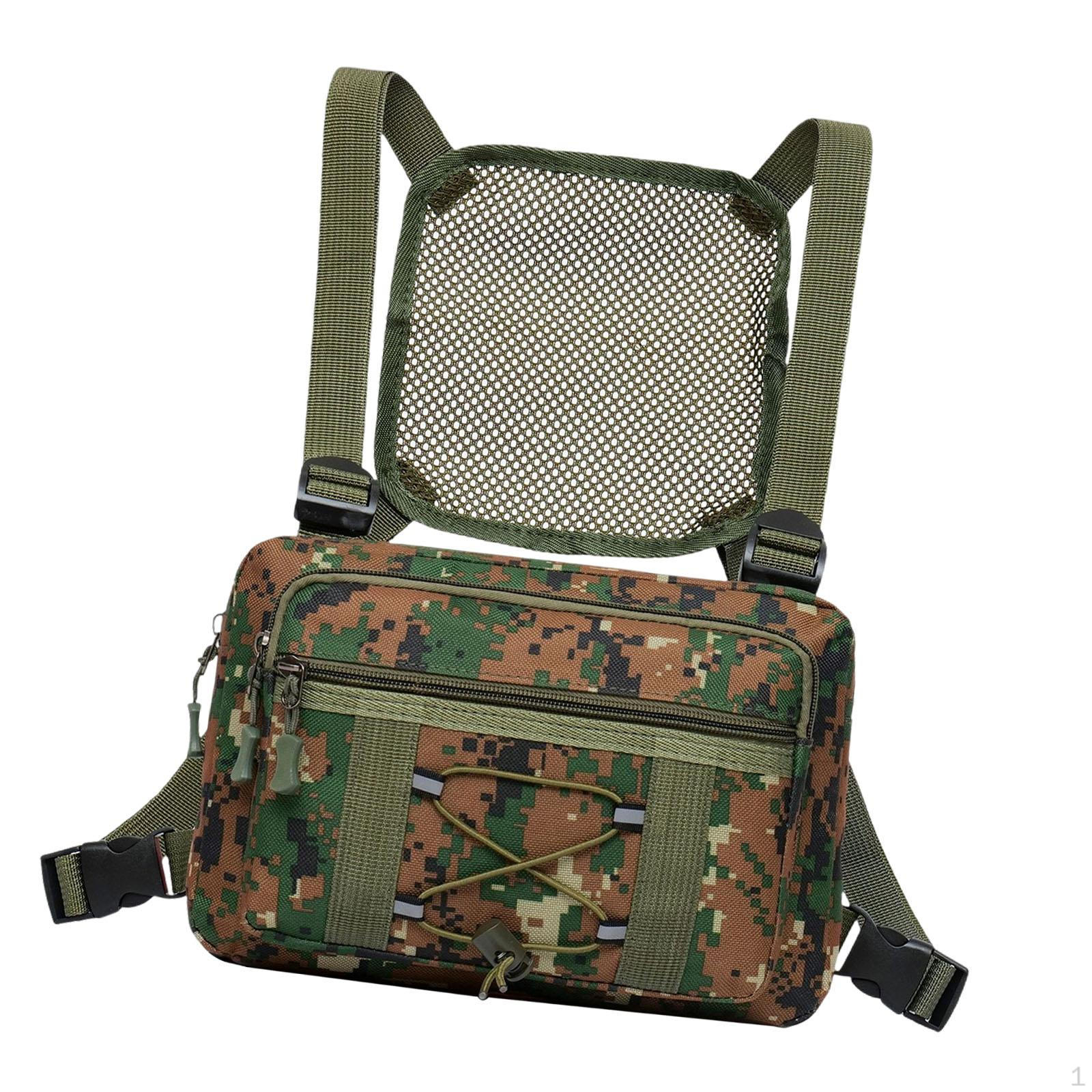 Chest Pack Harness Carrying Case Multi Pocket Wear Resistant Storage Waterproof Carrier Holder зелений
Chest Pack Harness Carrying Case Multi Pocket Wear Resistant Storage Waterproof Carrier Holder зелений