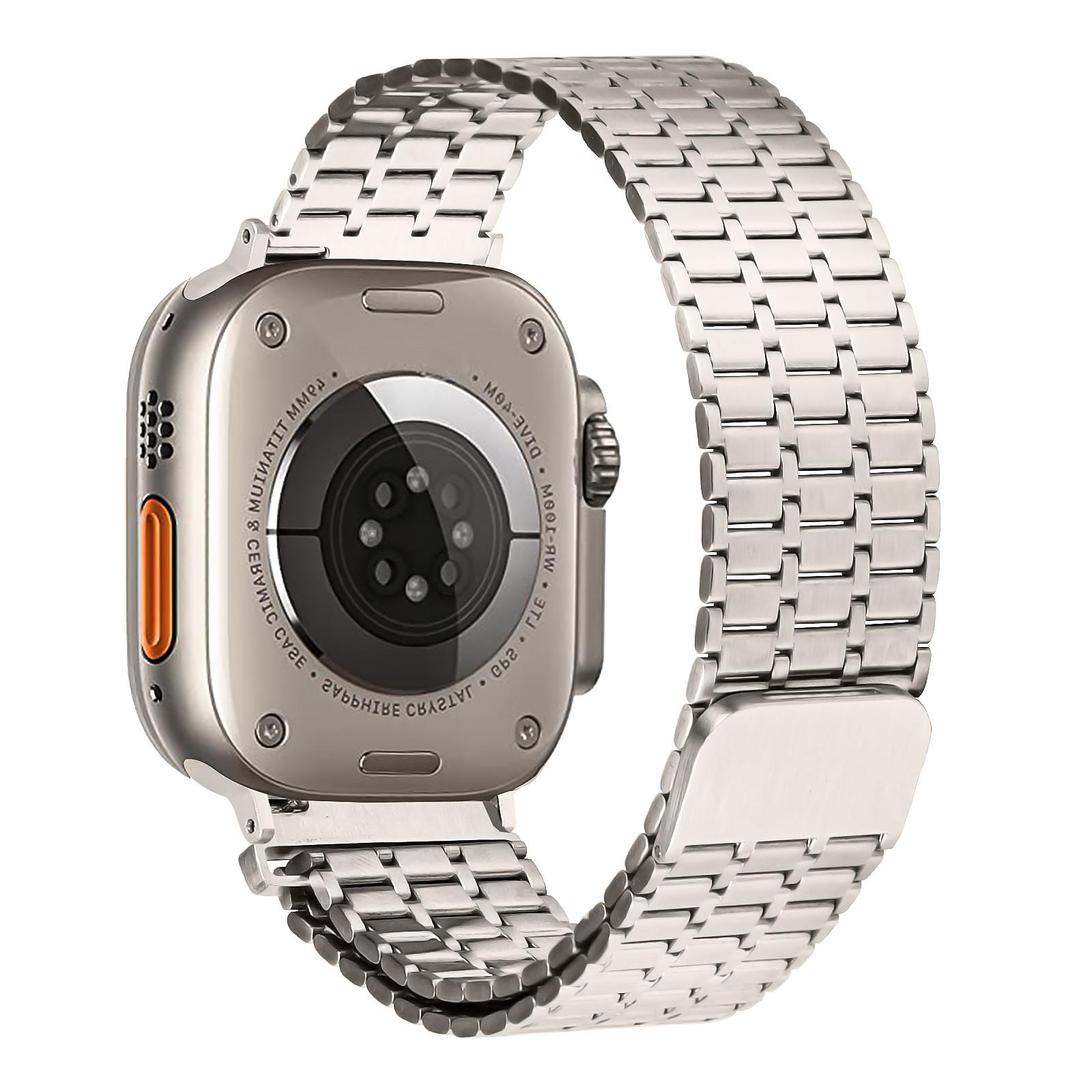 Bulk Purchasing Magnetic Band for Apple Watch Series 10 Ultra 9 8 7 SE 6 5 4 3 2 1 46mm 49mm 45mm 44mm ,7 Bead Metal Watch Strap Starlight
Bulk Purchasing Magnetic Band for Apple Watch Series 10 Ultra 9 8 7 SE 6 5 4 3 2 1 46mm 49mm 45mm 44mm ,7 Bead Metal Watch Strap Starlight