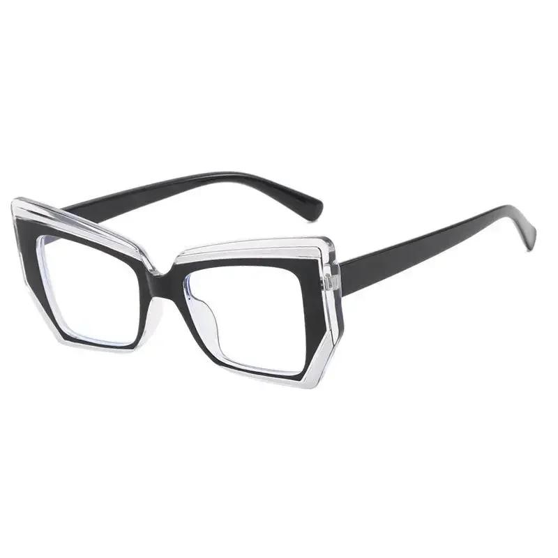 Square Patterned Eyeglass Frame New Personalized Flat Mirror Fashion Large Frame Plain Color Trendy Eyeglass Retro Eyewear
Square Patterned Eyeglass Frame New Personalized Flat Mirror Fashion Large Frame Plain Color Trendy Eyeglass Retro Eyewear