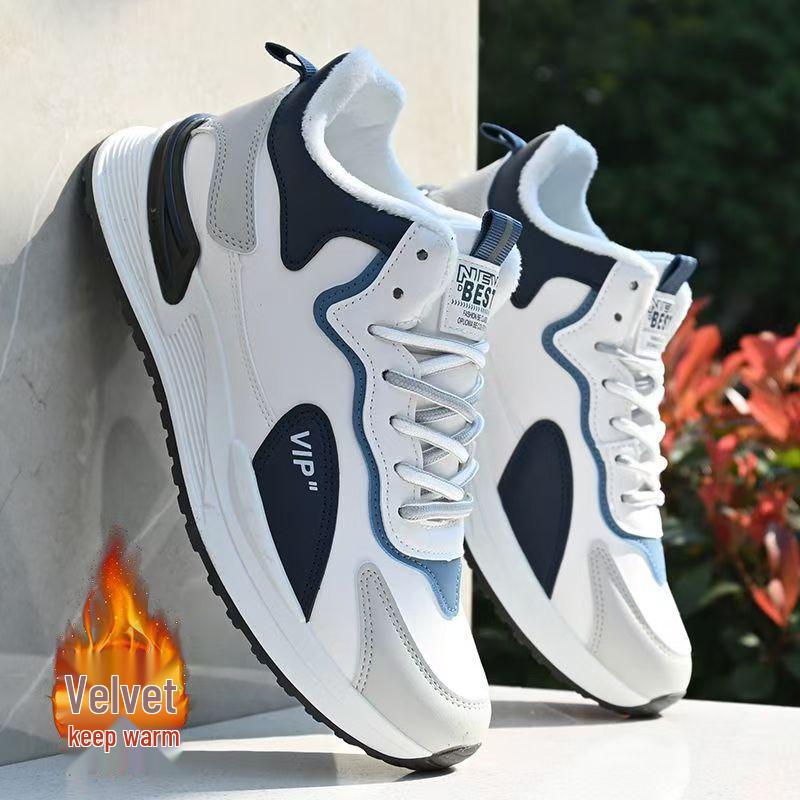 Мужские водонепроницаемые нескользящие спортивные туфли - подкладка из хлопка и флиса, верх из толстой кожи, теплая зимняя повседневная модная обувь. 43
Мужские водонепроницаемые нескользящие спортивные туфли - подкладка из хлопка и флиса, верх из толстой кожи, теплая зимняя повседневная модная обувь. 43