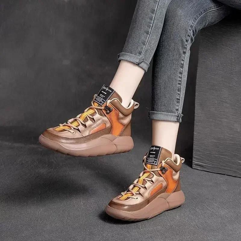 Элегантные женские короткие туфли на среднем каблуке, водонепроницаемые ботильоны на высокой платформе, осенняя обувь из искусственной кожи, шикарные женские ботильоны 39 40
Элегантные женские короткие туфли на среднем каблуке, водонепроницаемые ботильоны на высокой платформе, осенняя обувь из искусственной кожи, шикарные женские ботильоны 39 40