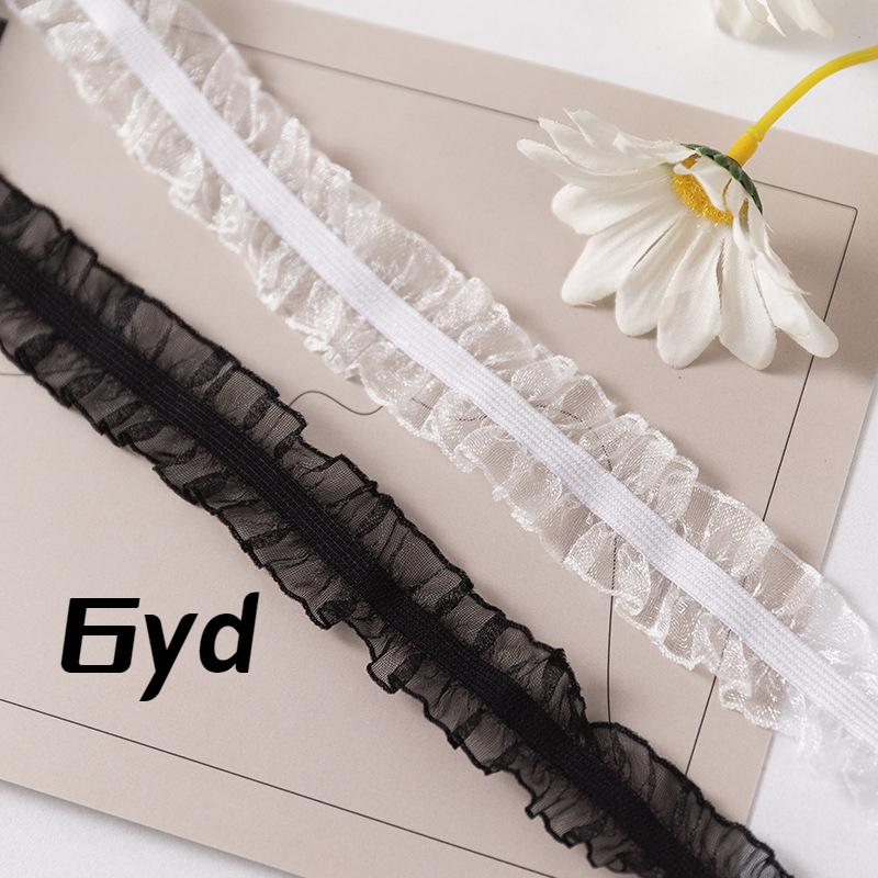 5m*2.5cm White/black Knitted Elastic Double-sided Fungus Elastic Head, Headband, Decorative Lace Cover white
5m*2.5cm White/black Knitted Elastic Double-sided Fungus Elastic Head, Headband, Decorative Lace Cover white
