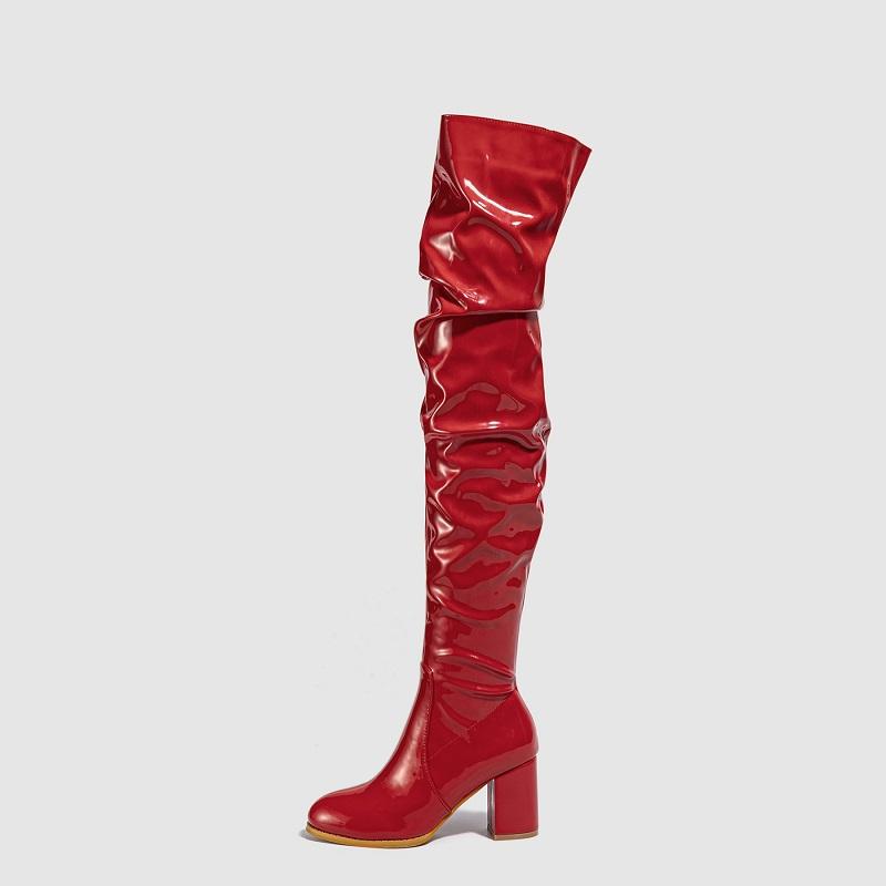 Pesstwei Winter Patent Leather Women Over-the-knee Boots Fashion Nightclub Round Toe Zip Booties Square High Heels Ladies Shoes 35 красный
Pesstwei Winter Patent Leather Women Over-the-knee Boots Fashion Nightclub Round Toe Zip Booties Square High Heels Ladies Shoes 35 красный