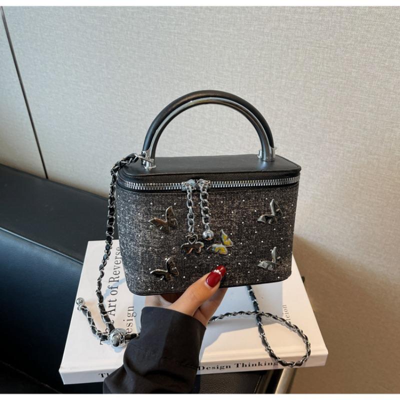 New bag women s fashion casual trend messenger bag summer chain butterfly shoulder messenger bag чорний
New bag women s fashion casual trend messenger bag summer chain butterfly shoulder messenger bag чорний