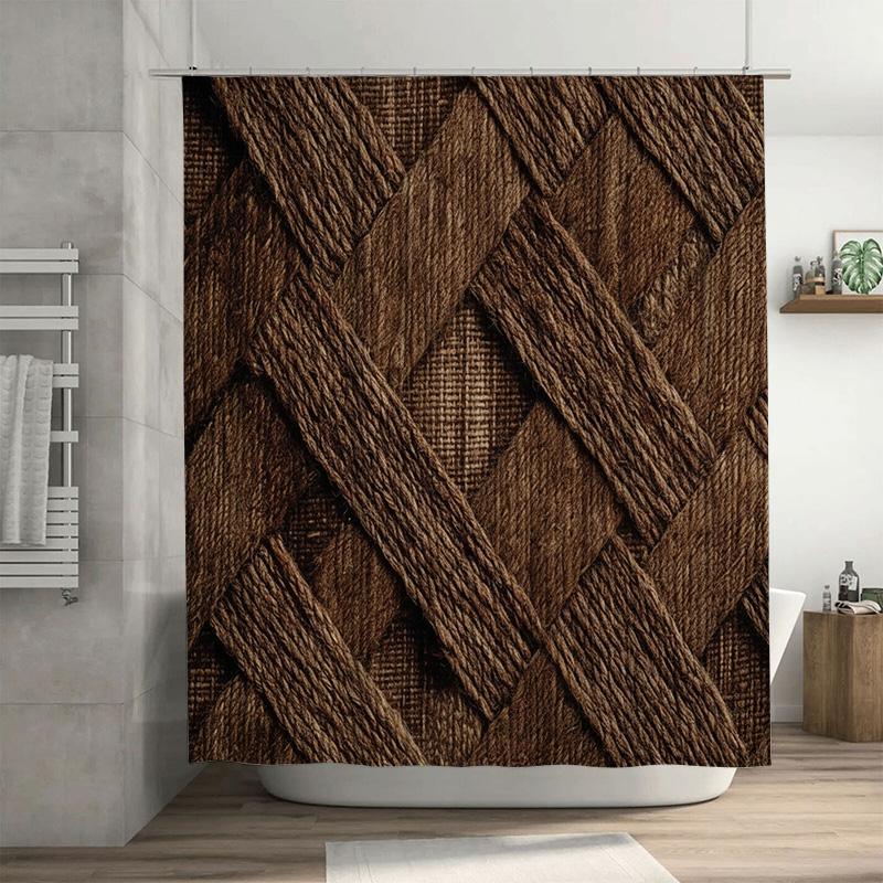 Vintage Dark Blue Woven Texture Shower Curtain Rustic Navy Fabric Bathroom Decor With Hooks Washable Art Bath Curtain W60H190(CM)-1 Pcs
Vintage Dark Blue Woven Texture Shower Curtain Rustic Navy Fabric Bathroom Decor With Hooks Washable Art Bath Curtain W60H190(CM)-1 Pcs