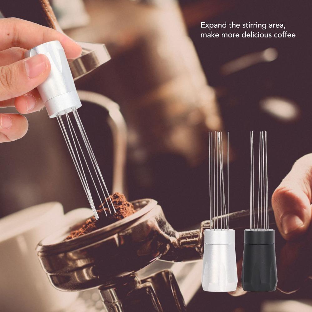 Aluminum Alloy Handle Coffee Distribution Needle Coffee Pin Distributor Espresso Brewing чорний
Aluminum Alloy Handle Coffee Distribution Needle Coffee Pin Distributor Espresso Brewing чорний