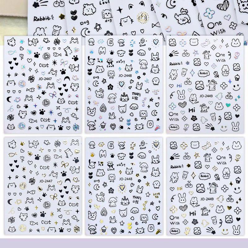 Cat Cute Big Eyes Ins Style Nail Stickers New arrival hand-painted stickers 6
Cat Cute Big Eyes Ins Style Nail Stickers New arrival hand-painted stickers 6