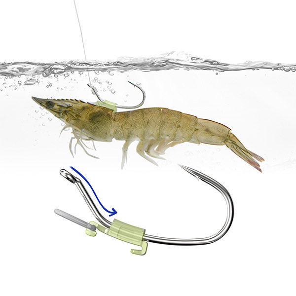 10-Piece Luminous Live Shrimp Fish Hooks Set Bass Hook #20
10-Piece Luminous Live Shrimp Fish Hooks Set Bass Hook #20