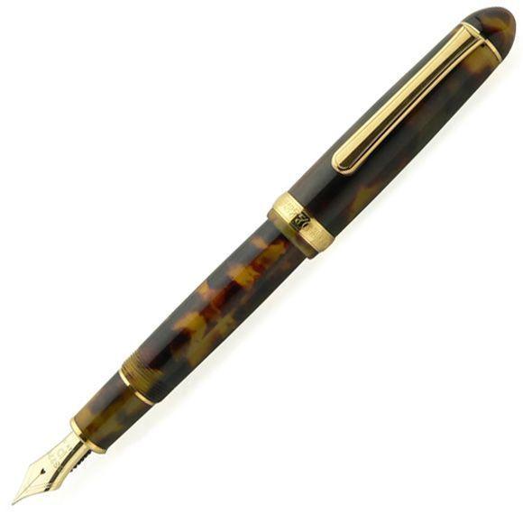 Platinum #3776 CELLULOID Fountain Pen TORTOISESHELL Broad Nib PTB-35000S#62-4
Platinum #3776 CELLULOID Fountain Pen TORTOISESHELL Broad Nib PTB-35000S#62-4