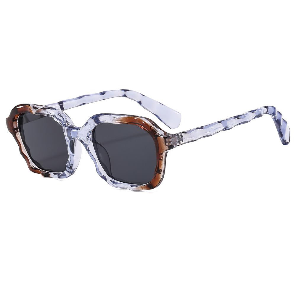 New Square Sunglasses Women Wave Frame Vintage Shades Brand Designer Luxury Sun Glasses Uv400 Eyewear as picture
New Square Sunglasses Women Wave Frame Vintage Shades Brand Designer Luxury Sun Glasses Uv400 Eyewear as picture