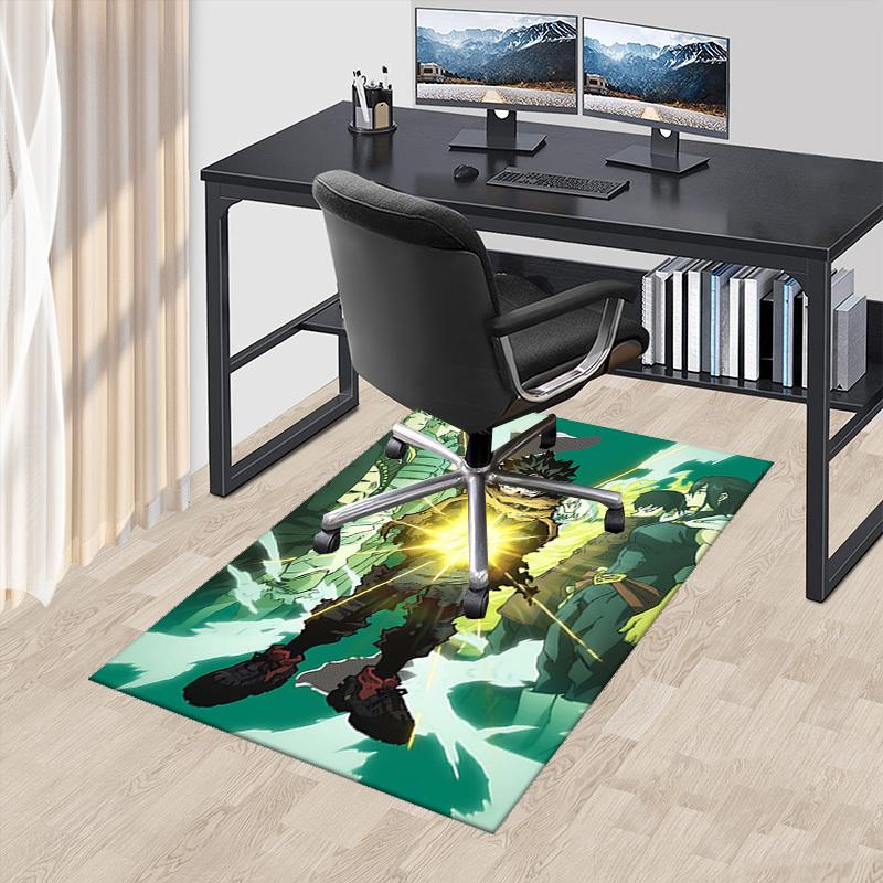 1pc My Hero Academia Izuku Midoriya Anime Cartoon Design Office Chair Mat Non-Slip Carpet Suitable for Home Decor Living Room Bedroom Game Room Season 60cm by 90cm
1pc My Hero Academia Izuku Midoriya Anime Cartoon Design Office Chair Mat Non-Slip Carpet Suitable for Home Decor Living Room Bedroom Game Room Season 60cm by 90cm