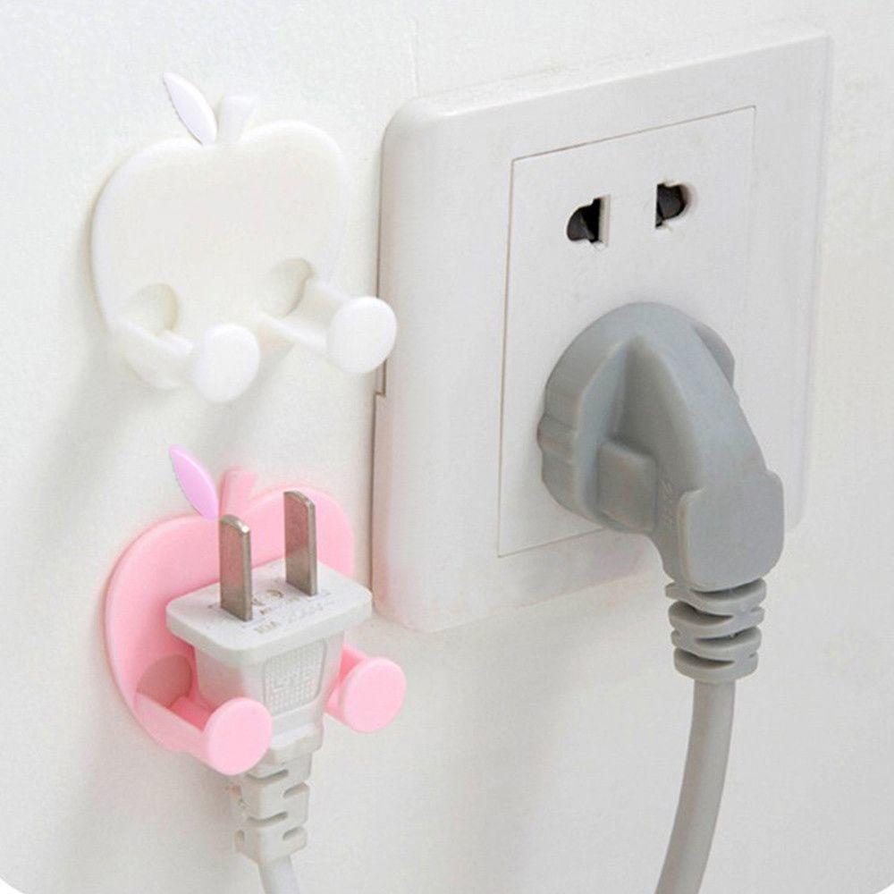 Random Color Home Use Stickers Attached Sticky Hooks Finishing Plug Holder Racks Storage
Random Color Home Use Stickers Attached Sticky Hooks Finishing Plug Holder Racks Storage