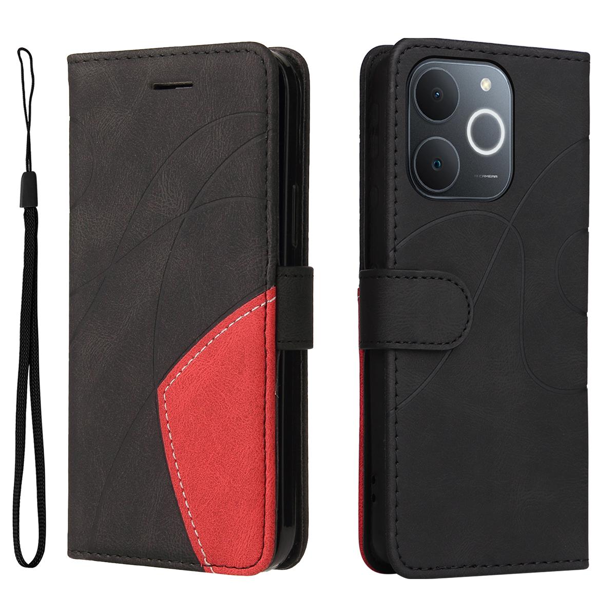 Для Realme Narzo 80 Lite 4G/Realme Note 70 4G/Realme Note 70T 4G/Realme C71 4G (Індія) Шкіряний чохол-підставка-гаманець для телефону з двоколірним дизайном
Для Realme Narzo 80 Lite 4G/Realme Note 70 4G/Realme Note 70T 4G/Realme C71 4G (Індія) Шкіряний чохол-підставка-гаманець для телефону з двоколірним дизайном