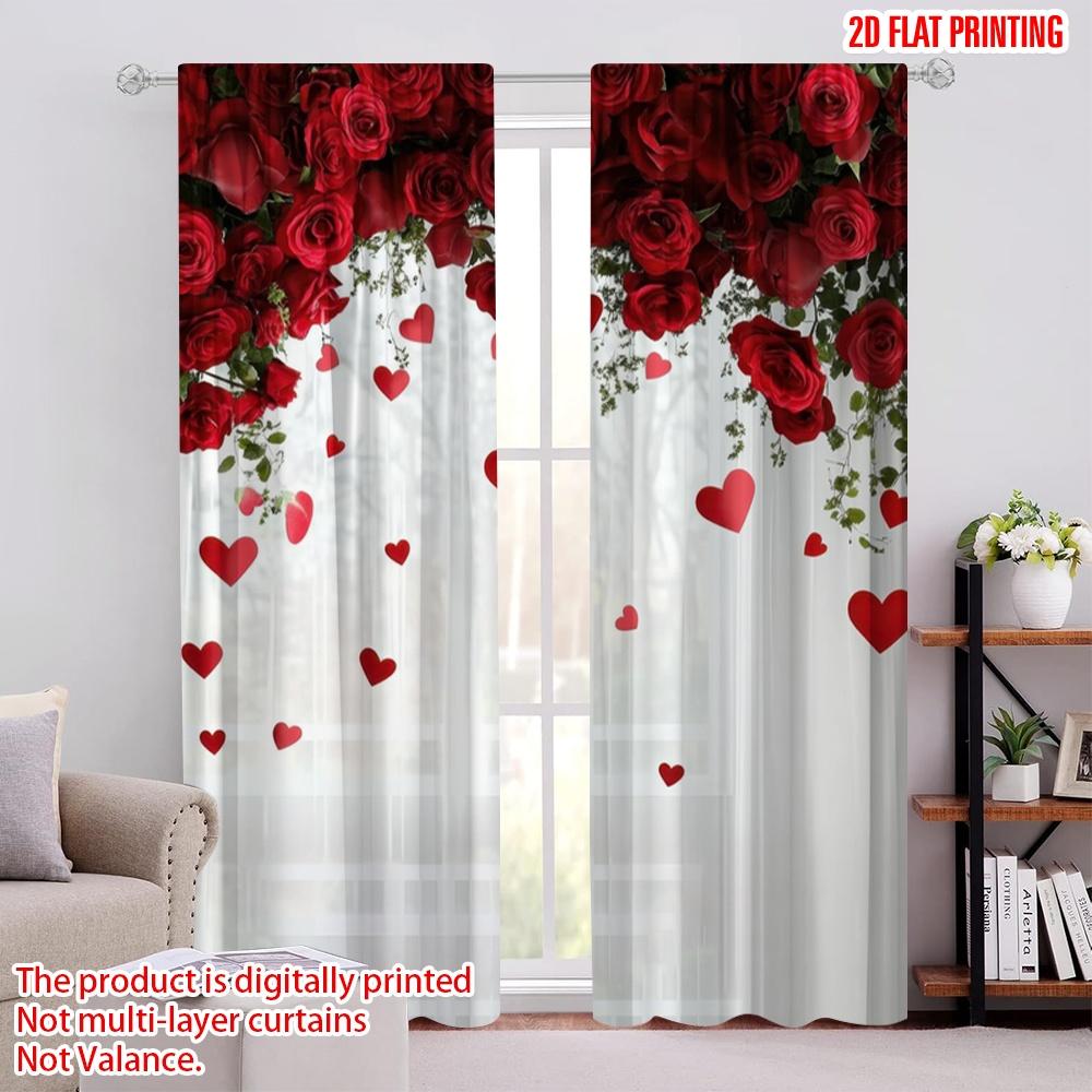2pcs,2D plane printing Light Filtering Curtains Romantic Canopy 100% Polyester (without rod) Festive for Bedroom Living Room 52.50 × 116.00 cm 2 pcs
2pcs,2D plane printing Light Filtering Curtains Romantic Canopy 100% Polyester (without rod) Festive for Bedroom Living Room 52.50 × 116.00 cm 2 pcs