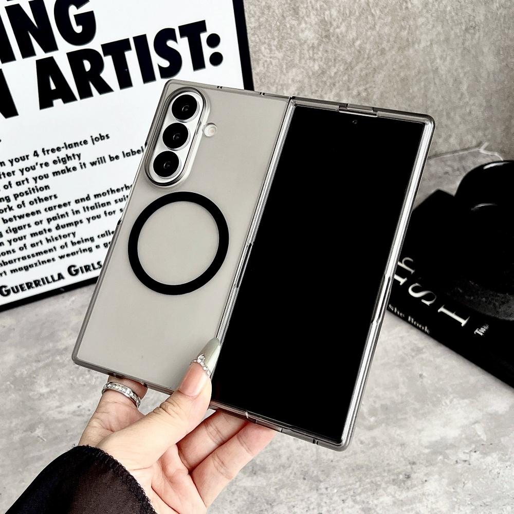 ZFold 7 Ultra Thin Frosted Transparent for Magsafe Case For Samsung Galaxy Z Fold 7 Magnetic Wireless Charge Shockproof Cover Galaxy Z Fold7
ZFold 7 Ultra Thin Frosted Transparent for Magsafe Case For Samsung Galaxy Z Fold 7 Magnetic Wireless Charge Shockproof Cover Galaxy Z Fold7