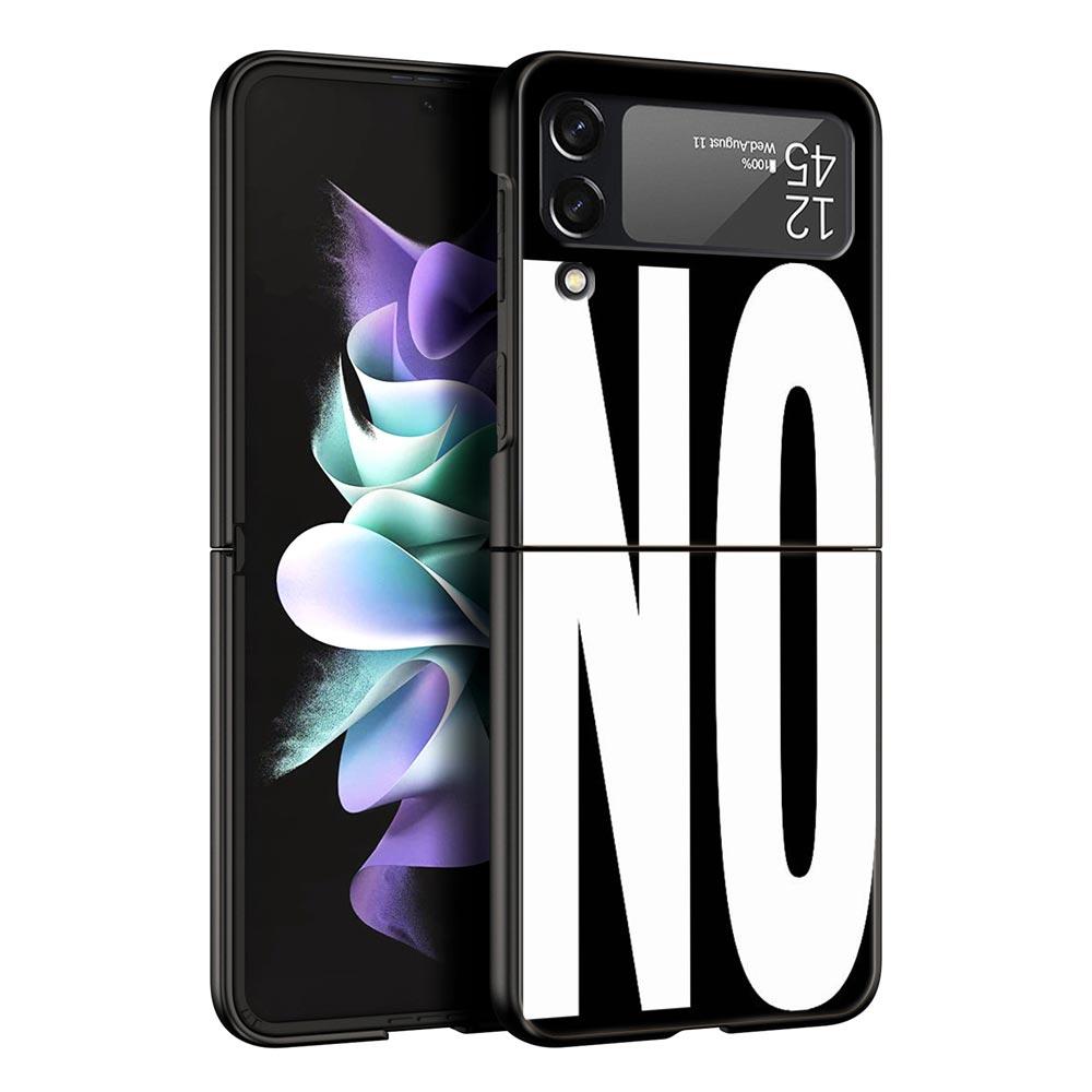 Phone Case for Samsung Galaxy Z Flip 3 4 5 6 7 Folding Black Shell For Samsung Z Flip4 Flip5 PC Hard Cover NO And YES Art Galaxy Z Flip
Phone Case for Samsung Galaxy Z Flip 3 4 5 6 7 Folding Black Shell For Samsung Z Flip4 Flip5 PC Hard Cover NO And YES Art Galaxy Z Flip