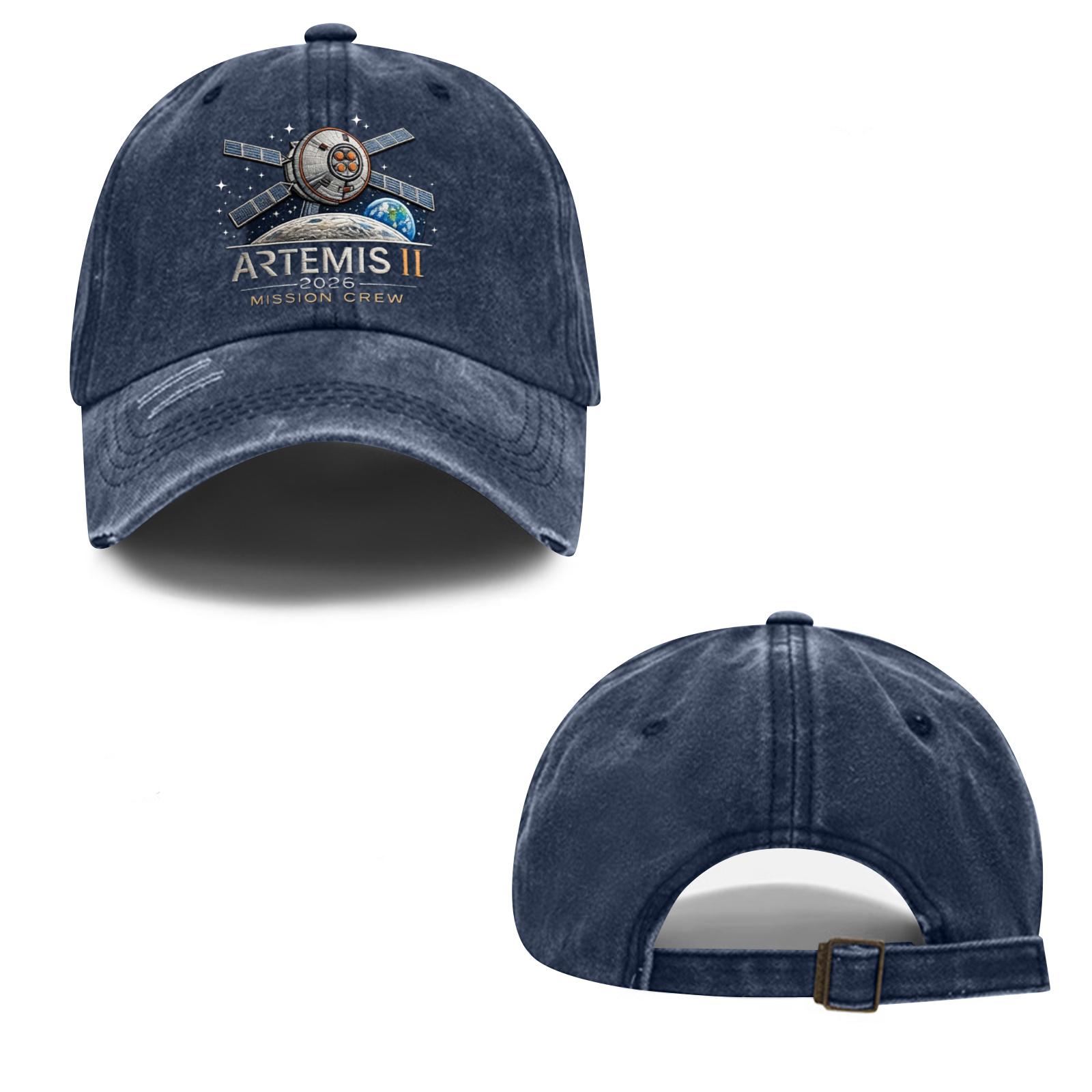 Unisex Casual Style Adjustable Baseball Cap with Embroidered Space Mission Graphic and Curved Brim Design One Size Темно-синій
Unisex Casual Style Adjustable Baseball Cap with Embroidered Space Mission Graphic and Curved Brim Design One Size Темно-синій