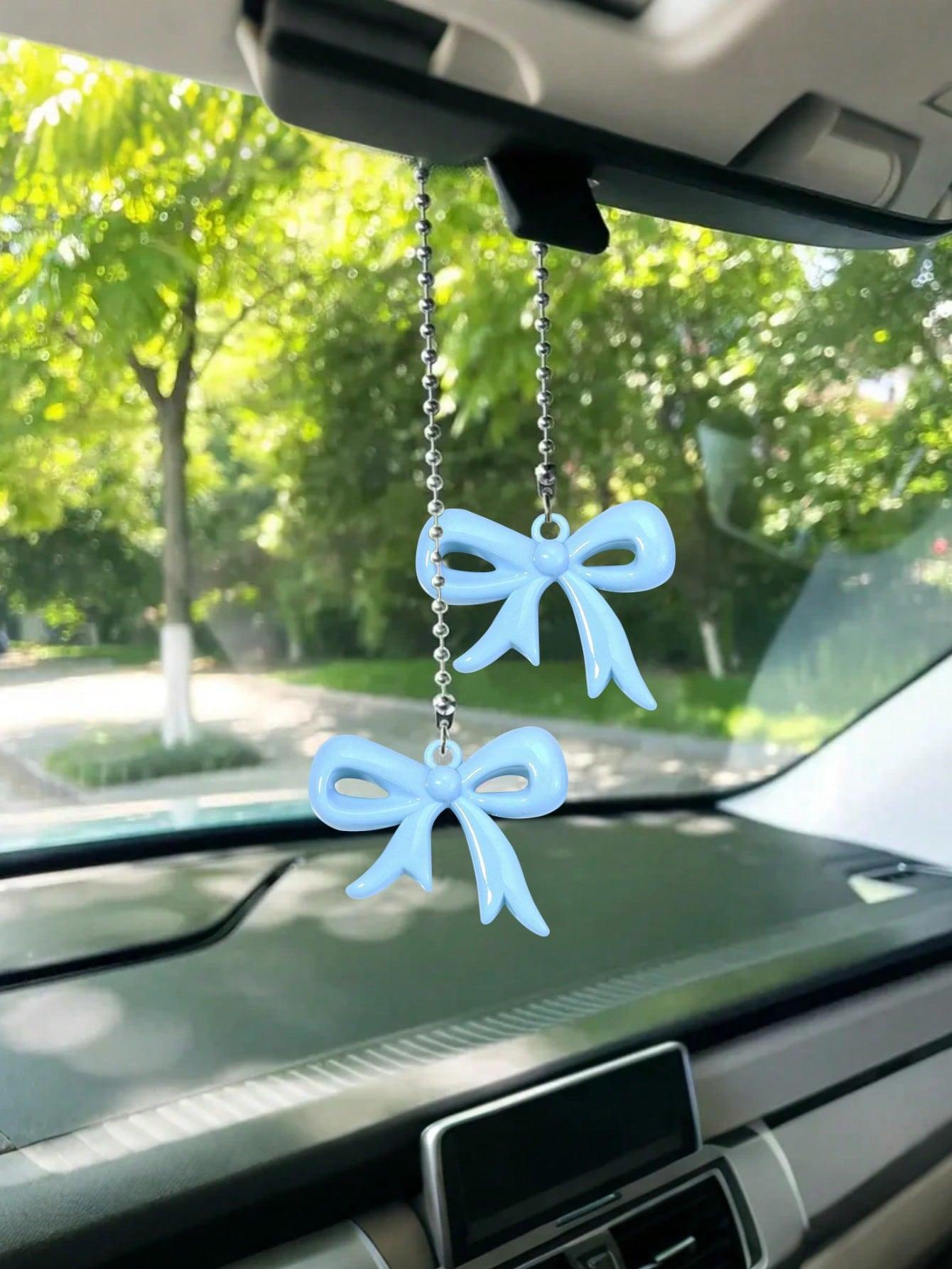 Cute & Classy Bow Rearview Mirror Charm, Sleek Stainless Steel Beaded Chain, Feminine Touch (No View Block), Decorative Rearview
Cute & Classy Bow Rearview Mirror Charm, Sleek Stainless Steel Beaded Chain, Feminine Touch (No View Block), Decorative Rearview