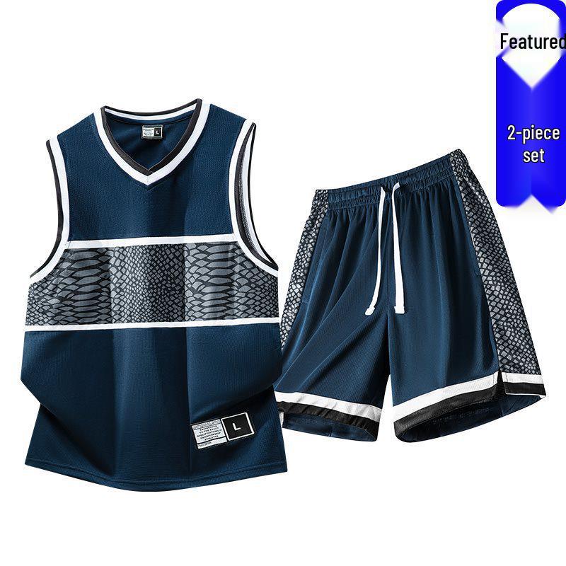Men s Quick-Dry Ice Silk Sports Set: Loose Short-Sleeve Vest and Shorts for Running, Training, and Ball Games 2XL
Men s Quick-Dry Ice Silk Sports Set: Loose Short-Sleeve Vest and Shorts for Running, Training, and Ball Games 2XL