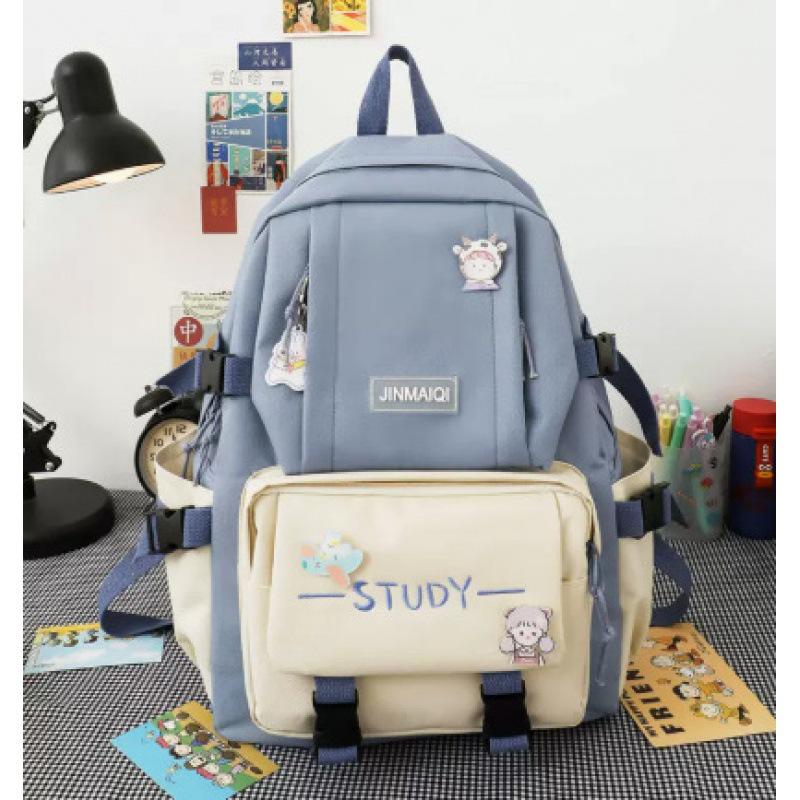 Полотняний рюкзак великої місткості для дівчат середньої школи та студенток
Полотняний рюкзак великої місткості для дівчат середньої школи та студенток