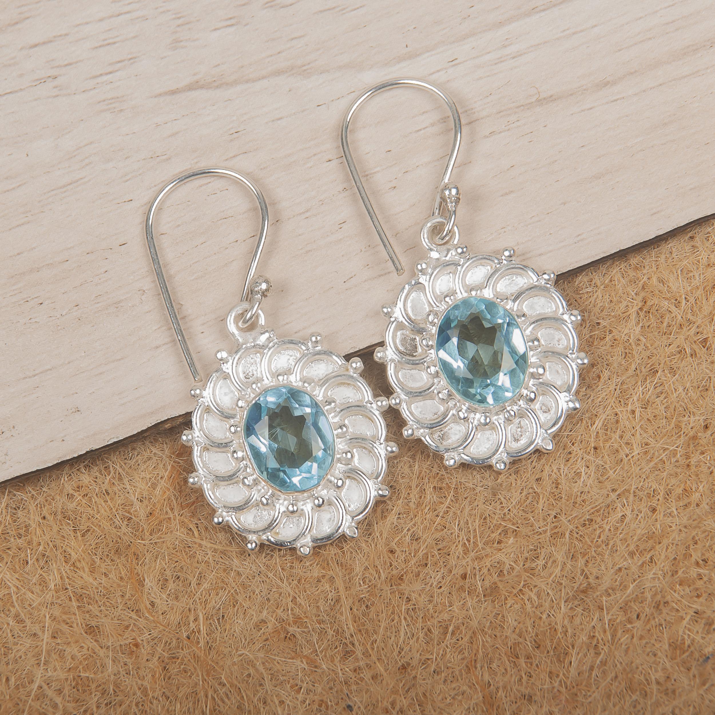 Ювелирные изделия из драгоценных камней Голубой Топаз, Серьги из стерлингового серебра 925 пробы, Привлекательные серебряные серьги с топазом ручной работы для свадебного подарка 1.59 Inches синий
Ювелирные изделия из драгоценных камней Голубой Топаз, Серьги из стерлингового серебра 925 пробы, Привлекательные серебряные серьги с топазом ручной работы для свадебного подарка 1.59 Inches синий