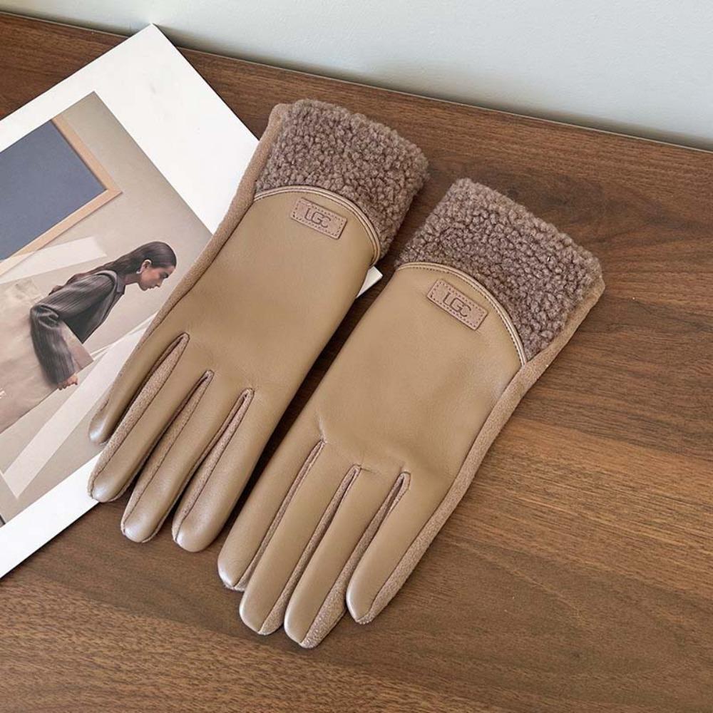 Waterproof Women Thickened Gloves Windproof Mittens All-Match PU Anti-cold Gloves Ski хакі
Waterproof Women Thickened Gloves Windproof Mittens All-Match PU Anti-cold Gloves Ski хакі