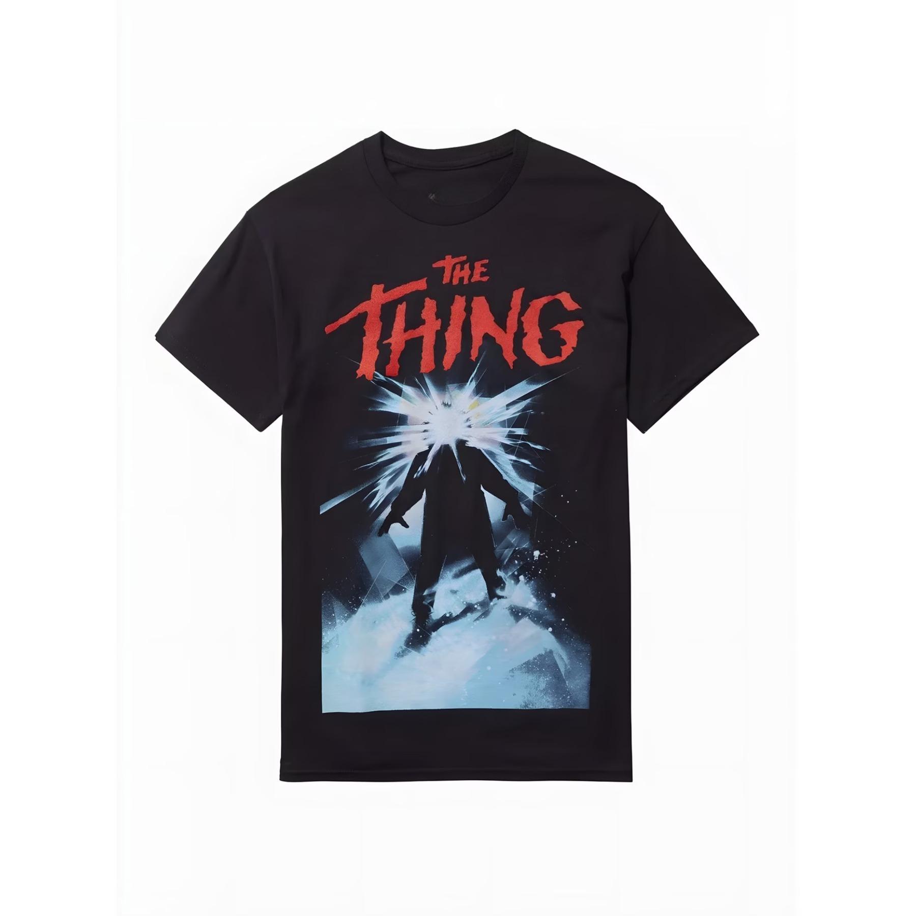 THE THING Graphic Black Short Sleeve T-Shirt - Featuring Striking Red Text and Eerie Shadowy Figure with Explosive Light Effects Cotton Tee XXL чорний
THE THING Graphic Black Short Sleeve T-Shirt - Featuring Striking Red Text and Eerie Shadowy Figure with Explosive Light Effects Cotton Tee XXL чорний