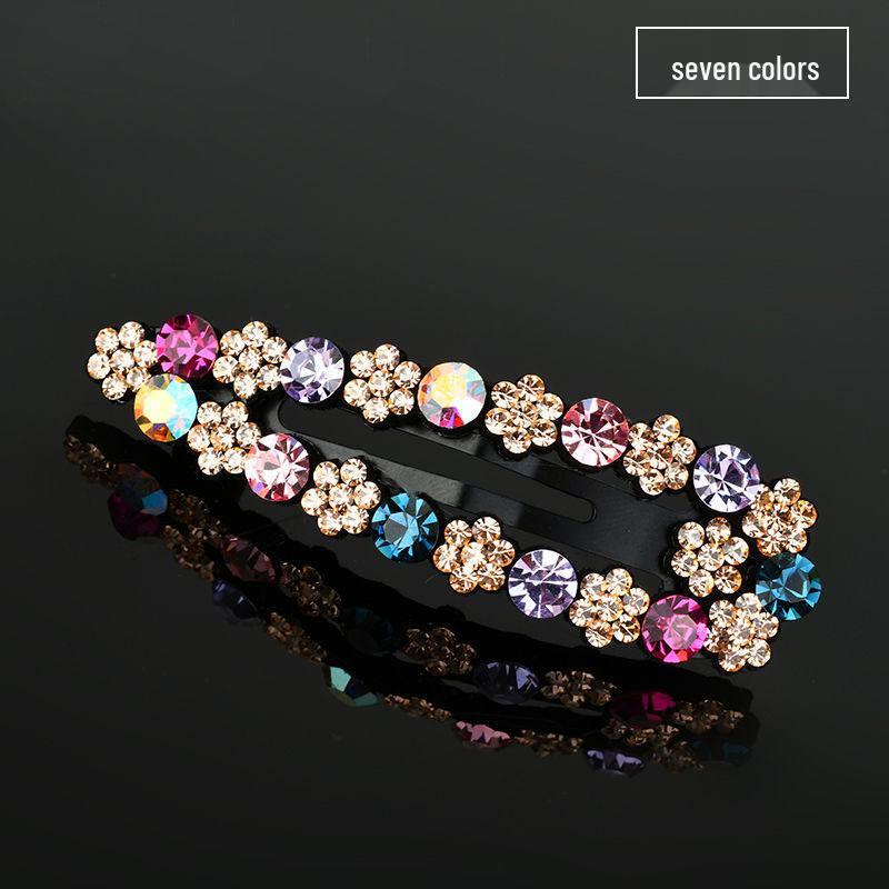 Корейская минималистичная заколка для волос с бриллиантами и стразами, боковой зажим
Корейская минималистичная заколка для волос с бриллиантами и стразами, боковой зажим