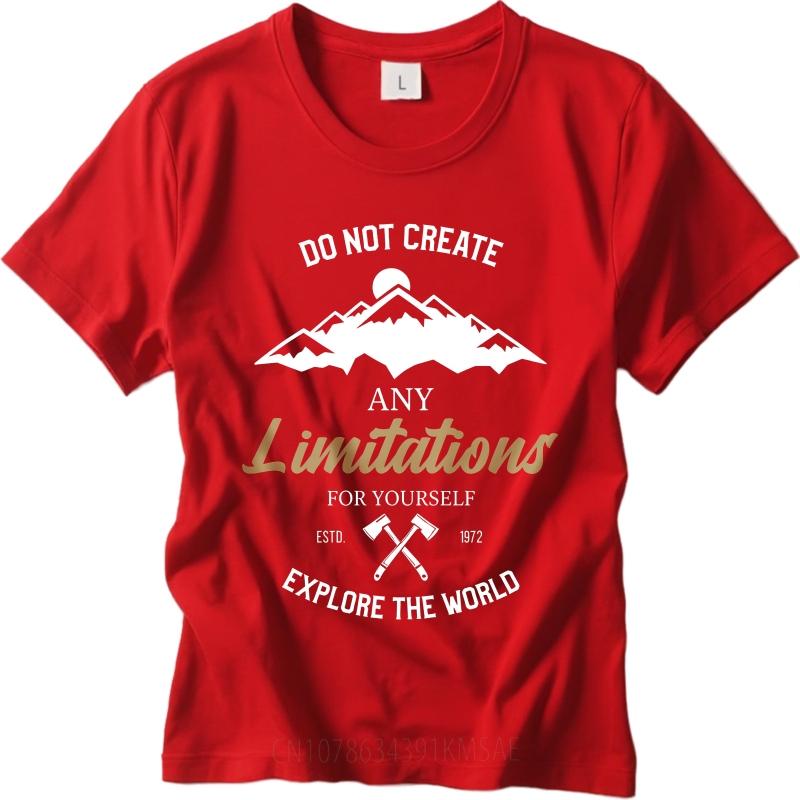 Graphic Summer For Her Tshirt Do Not Create Any Limitations For Yourself Explore The World Short Sleeve Solid Color ONeck S
Graphic Summer For Her Tshirt Do Not Create Any Limitations For Yourself Explore The World Short Sleeve Solid Color ONeck S