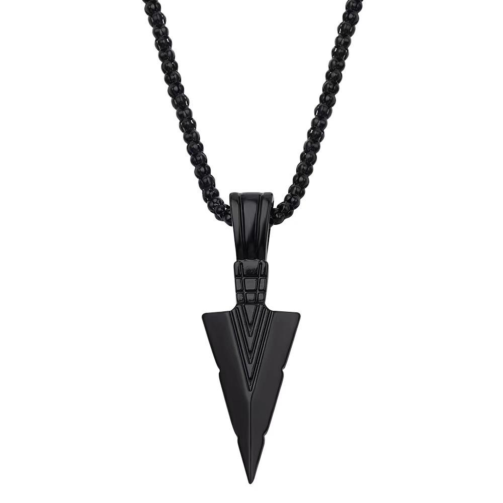 JMXD Stainless Steel Pendant Necklace for Men Triangle Arrow Retro Hip Hop Streetwear Urban Fashion Jewelry Gift Trendy Masculine
JMXD Stainless Steel Pendant Necklace for Men Triangle Arrow Retro Hip Hop Streetwear Urban Fashion Jewelry Gift Trendy Masculine