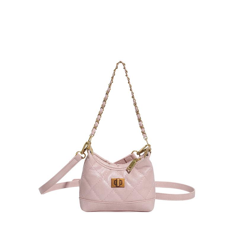 High-quality Vintage Bag with Diamond Pattern Chain Strap, Underarm Bag, Trendy and Popular, Cute Little Girl Bag рожевий
High-quality Vintage Bag with Diamond Pattern Chain Strap, Underarm Bag, Trendy and Popular, Cute Little Girl Bag рожевий