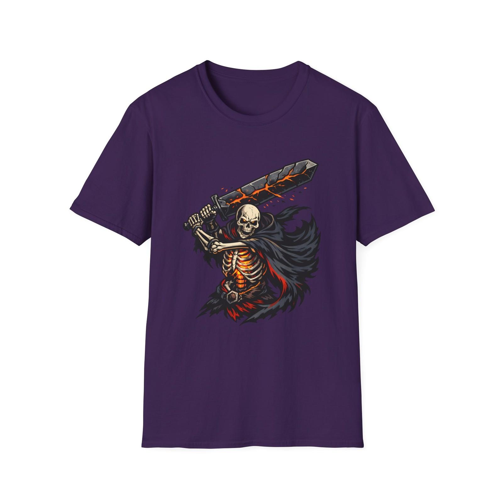 Unisex Softstyle T-Shirt Skeleton Warrior Undead Sword Fantasy Gothic Knight 5XL різнокольоровий
Unisex Softstyle T-Shirt Skeleton Warrior Undead Sword Fantasy Gothic Knight 5XL різнокольоровий