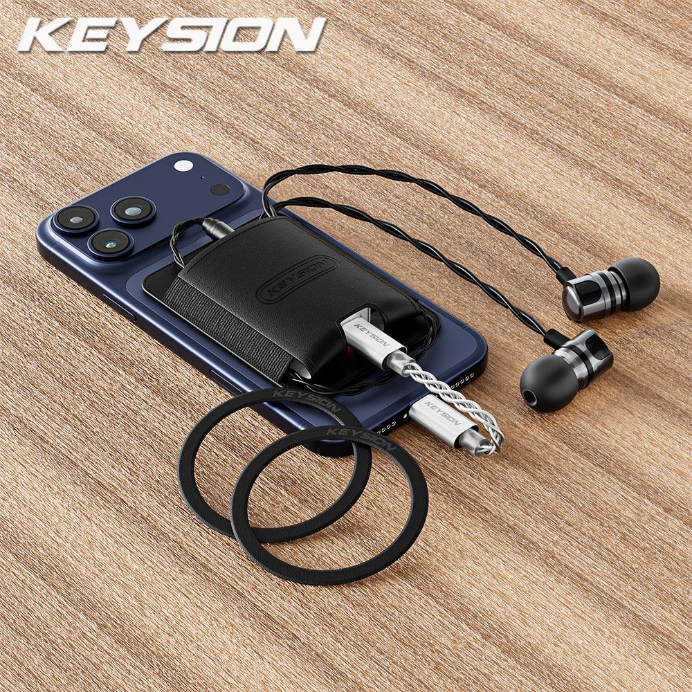 KEYSION Магнітний тримач для карток Еластичний шкіряний чохол для Magsafe для iPhone 17 16 Підсилювач для навушників ЦАП AMP Чохол-гаманець для телефону
KEYSION Магнітний тримач для карток Еластичний шкіряний чохол для Magsafe для iPhone 17 16 Підсилювач для навушників ЦАП AMP Чохол-гаманець для телефону
