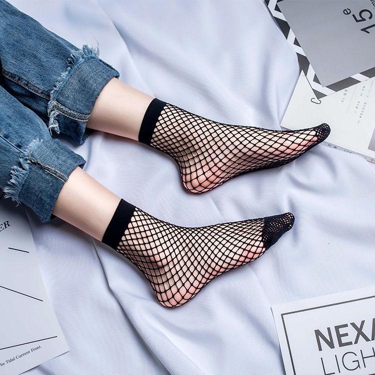 Fishing net socks women s short socks medium tube summer thin mesh large grid black stockings short jk fishing net One size
Fishing net socks women s short socks medium tube summer thin mesh large grid black stockings short jk fishing net One size