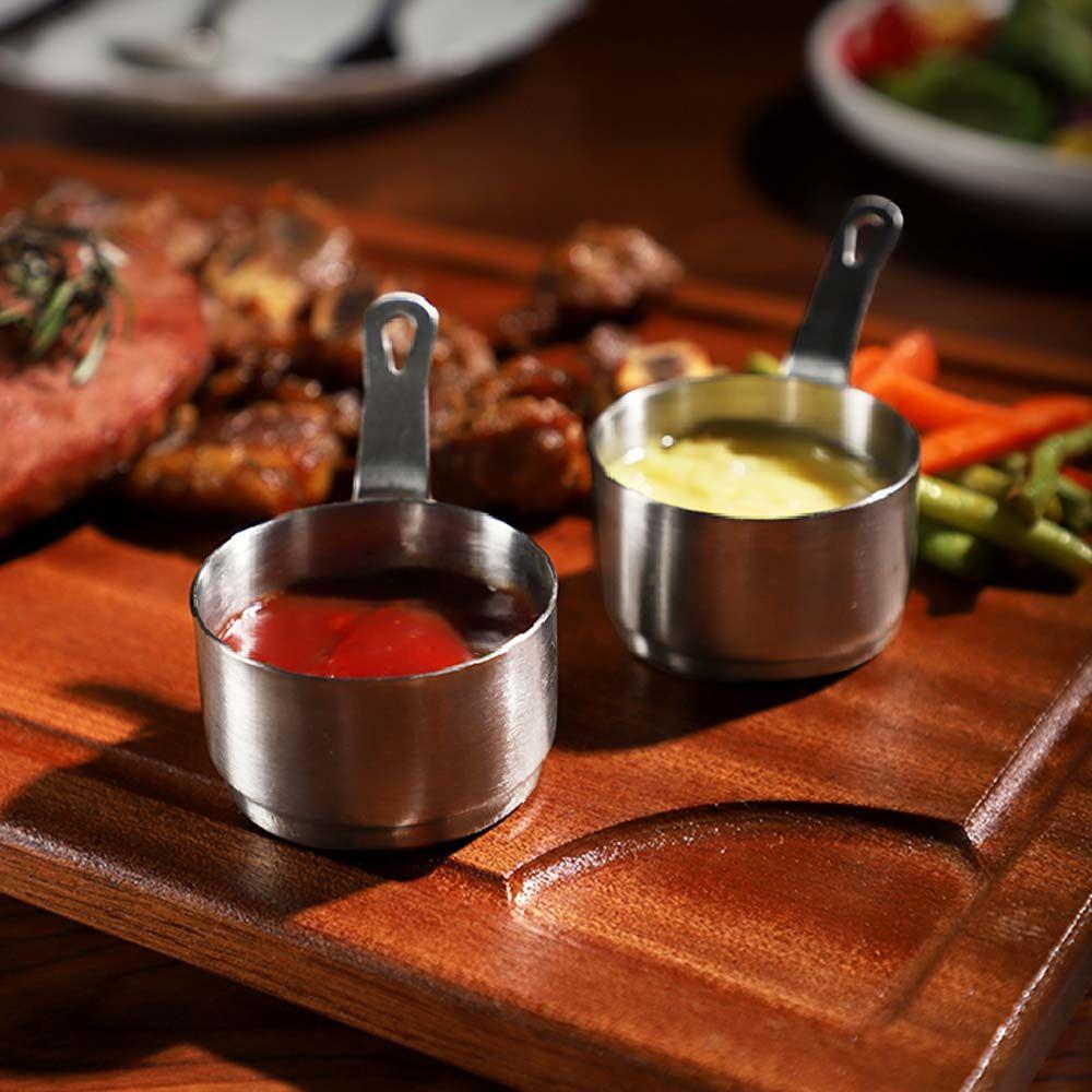 steel Teppanyaki Steak With Handle Stainless steel Seasoning Cup Heating Pot Sauce dish Sauce Pan
steel Teppanyaki Steak With Handle Stainless steel Seasoning Cup Heating Pot Sauce dish Sauce Pan