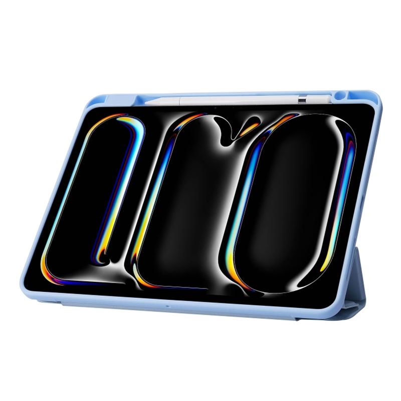 For iPad Air 11 (2025)/(2024) Case Origami Stand PU Leather+TPU+Acrylic Solid Color Tablet Cover Black
For iPad Air 11 (2025)/(2024) Case Origami Stand PU Leather+TPU+Acrylic Solid Color Tablet Cover Black