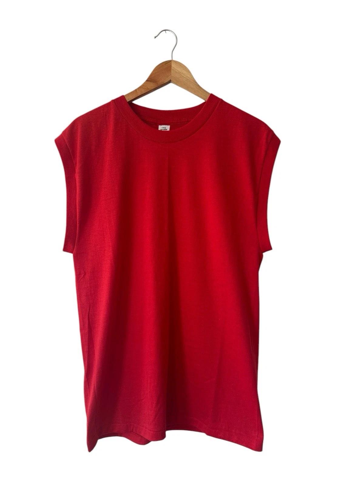 Vintage Medallion Blank Red Sleeveless T Shirt Men’s Large Deadstock 4XL
Vintage Medallion Blank Red Sleeveless T Shirt Men’s Large Deadstock 4XL