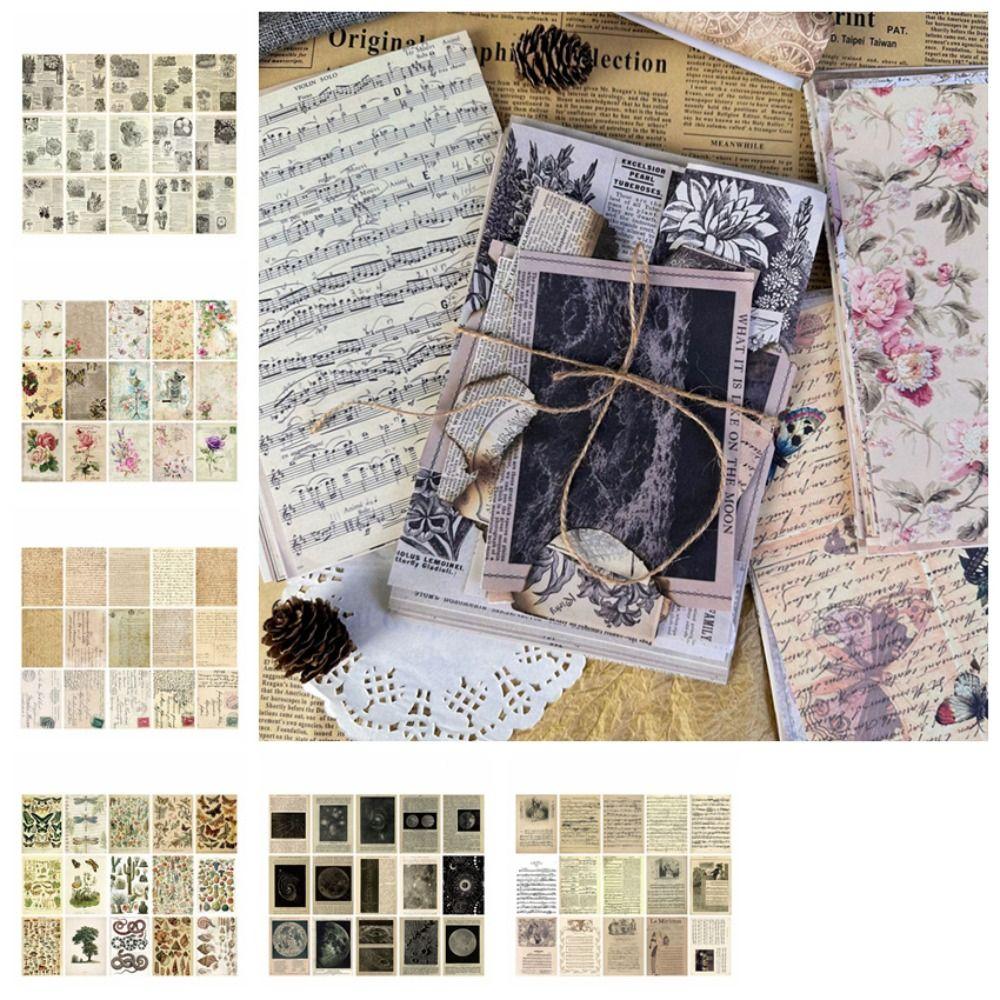 30 sheets Background Paper Decor Paper Vintage Old Book Page Scrapbook Material Paper Scrapbooking C
30 sheets Background Paper Decor Paper Vintage Old Book Page Scrapbook Material Paper Scrapbooking C