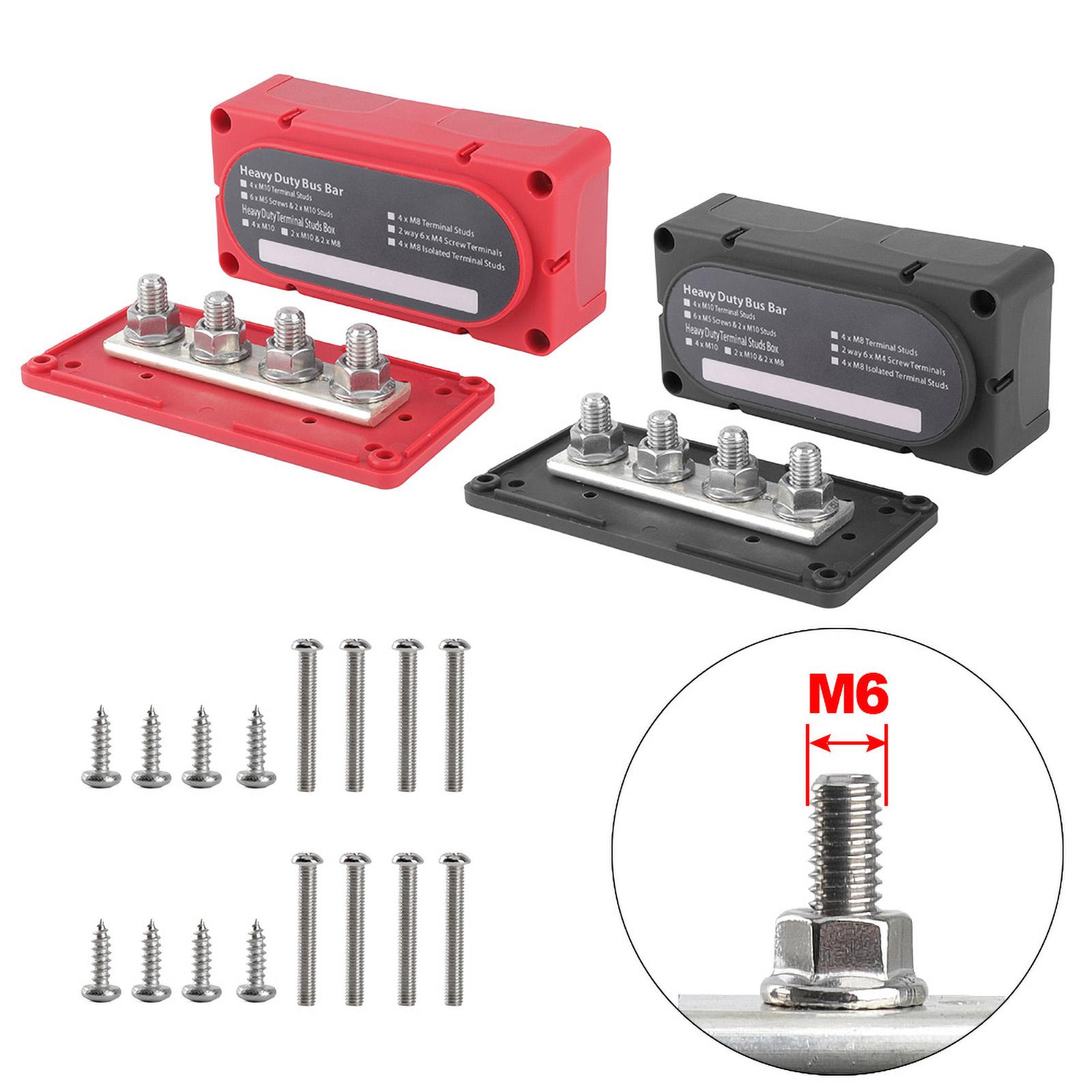 Universal 12/48V 300A Heavy Duty Power Distribution Block Module Design Marine Bus Bar for Truck for Car for Boat
Universal 12/48V 300A Heavy Duty Power Distribution Block Module Design Marine Bus Bar for Truck for Car for Boat