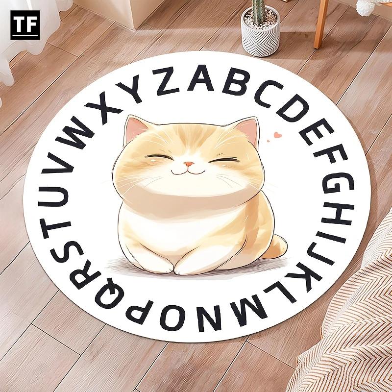 Cute Cat Carpet, Cartoon Print Floor Mat, Large Game Carpet, Crawling Carpet for Kindergarten Indoor Room Accessories School Diameter 60cm
Cute Cat Carpet, Cartoon Print Floor Mat, Large Game Carpet, Crawling Carpet for Kindergarten Indoor Room Accessories School Diameter 60cm